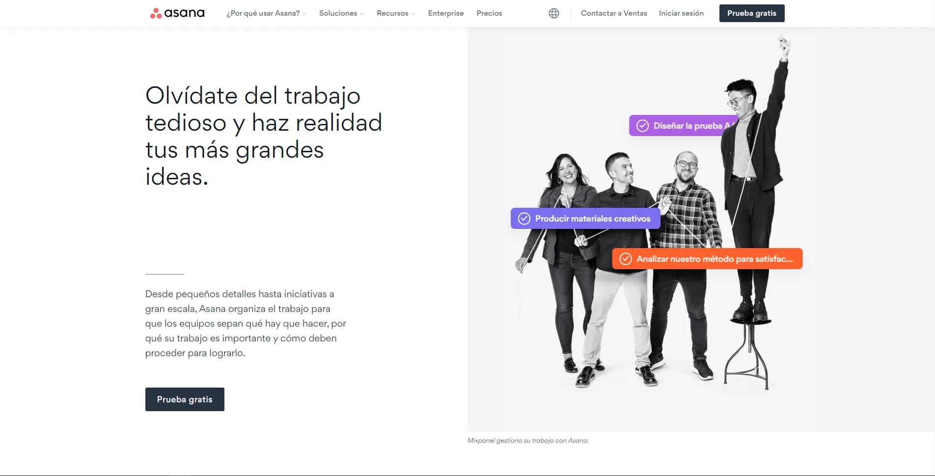 Asana - organizar tu tiempo y gestionar las tareas