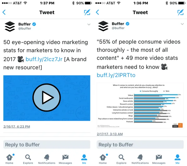 ejemplos de microblogging en twitter